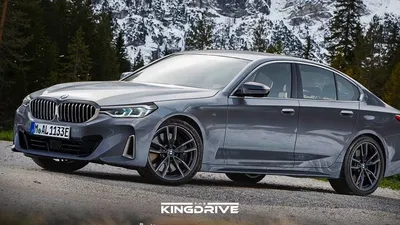 BMW 5 Series 2023 на фото с кожаным салоном