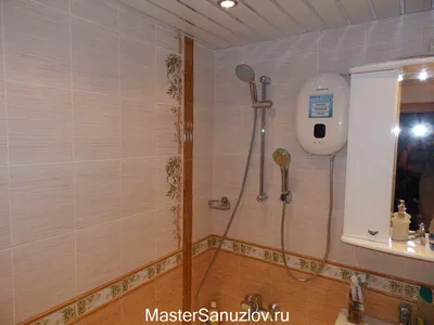 Изображение бойлера в ванной в формате JPG