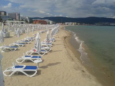 Фото пляжа Болгарии солнечный берег - PNG формат