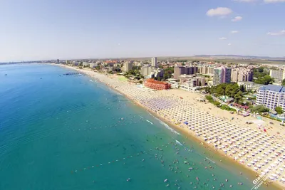 Фото пляжа Болгарии солнечный берег - скачать в разрешении 4K