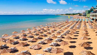 Фото пляжа Болгарии солнечный берег в формате JPG