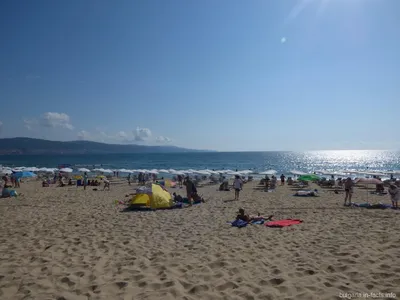Фото пляжа Болгарии солнечный берег в Full HD качестве