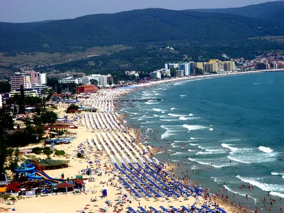 Фотографии пляжного отдыха на Солнечном береге в Болгарии