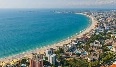 Фото пляжа Болгарии солнечный берег - 4K разрешение