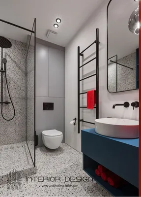 Ванная комната с большой плиткой: идеи и фотографии