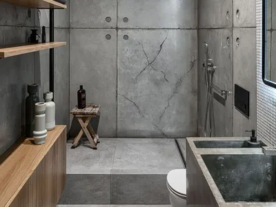 Идеи для оформления большой ванной комнаты в стиле минимализма