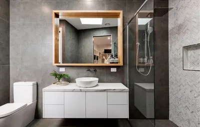 Изображения ванной комнаты с природными материалами