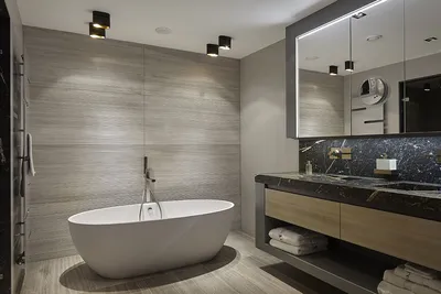 Фотографии больших ванных комнат с разными стилями