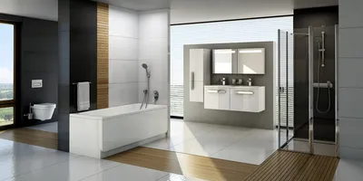 Картинки больших ванных комнат для вашего дизайна