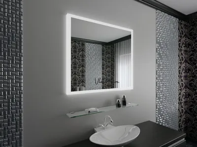 Изображение большого зеркала в ванной: скачать в формате JPG, PNG, WebP в хорошем качестве