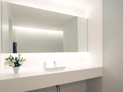 Фото большого зеркала в ванной: выберите размер и формат для скачивания (JPG, PNG, WebP) в Full HD