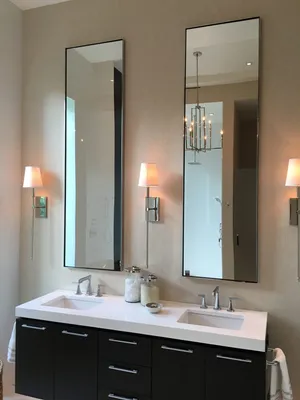 Большое зеркало в ванной: отражение вашего стиля жизни