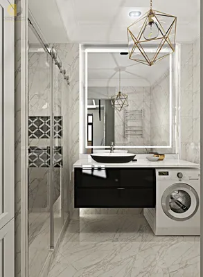Фото большого зеркала в ванной: идеальное сочетание функциональности и дизайна