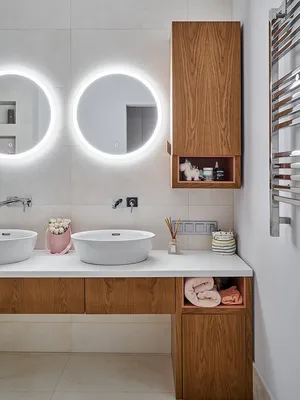 Фотография большого зеркала в ванной: вдохновение для создания идеального интерьера