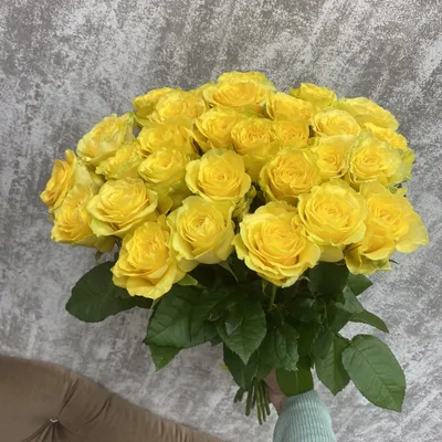 Фото с очаровательными желтыми розами