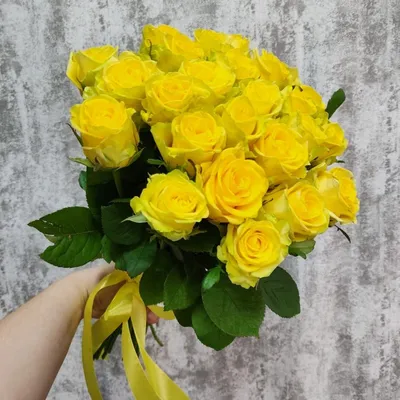 Букет желтых роз: фотография для любителей