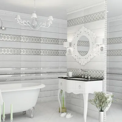 30) Бордюр из мозаики в ванной: полезная информация о дизайне и скачивании фото