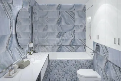 Мозаичный бордюр в ванной: добавьте цвет и текстуру