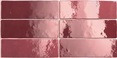 HD фото бордовой плитки в ванной