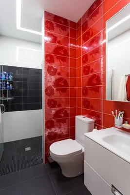 Фото бордовой плитки в ванной: скачать бесплатно