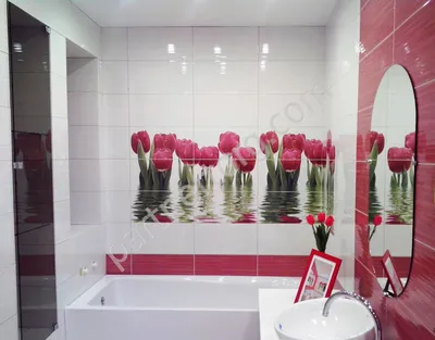 Уникальные фото бордовой плитки в ванной комнате