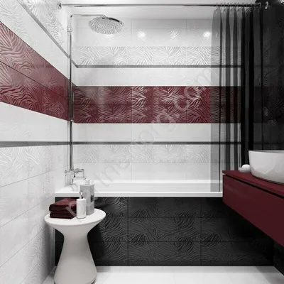 Бордовая плитка в ванной: добавьте роскошь в ваш интерьер