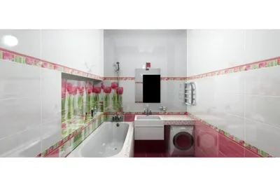 4K фотографии ванной комнаты с бордовой плиткой