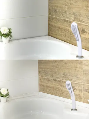 Визуальный обзор: стильные бортики для ванной комнаты