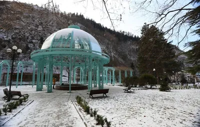 Фотоальбом Боржоми зимой: великолепие природы