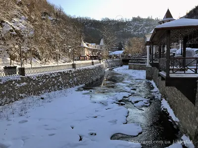 Боржоми в снежном обрамлении: фотосессия