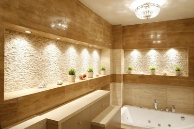 Идеи для освещения ванной комнаты: фото с бра