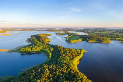 Сказочные пейзажи Браславских озер: место, где природа во всей красе.