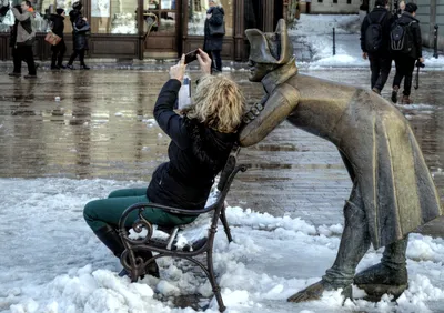 Фотографии Братиславы под снежным покрывалом