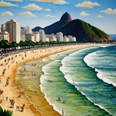 Картинки бразильских девушек на пляже в формате png