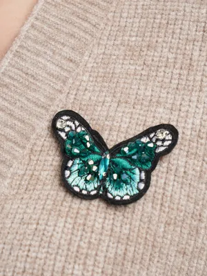 Брошь из бисера бабочка - Фотография с возможностью скачивания в формате JPG