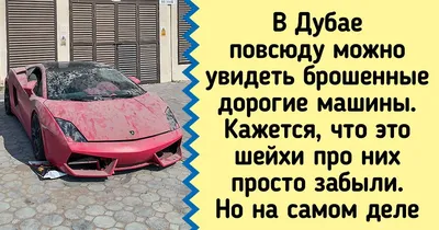 Фотографии заброшенных автомобилей в Дубае - png для скачивания