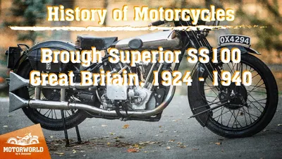 Байк Brough Superior SS100 на фото (png)