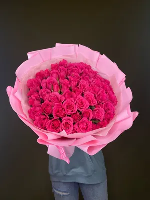 Фотка прекрасного букета из 55 роз