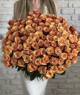 Изображение-сюрприз: букет из 101 розы 40 см на ваш выбор