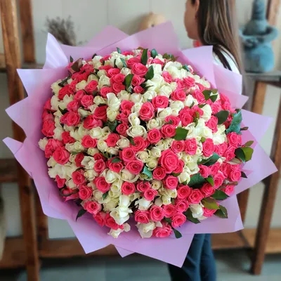 Фотка роскошного букета из 301 розы