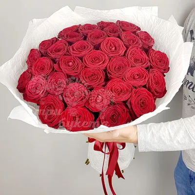 Фотография роскошного букета из 33 роз