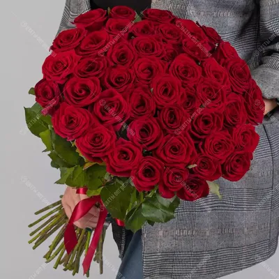 Фотка великолепного букета из 45 роз для скачивания