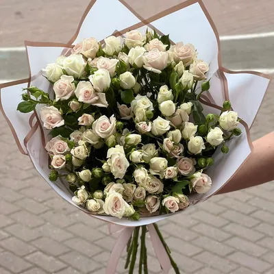 Уникальная фотография букета мелких роз в формате png