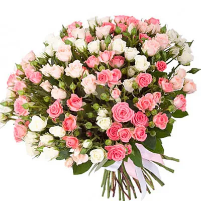 Фото букета мелких роз для оформления блога