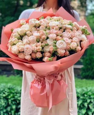 Уникальная фотография букета мелких роз в формате jpg