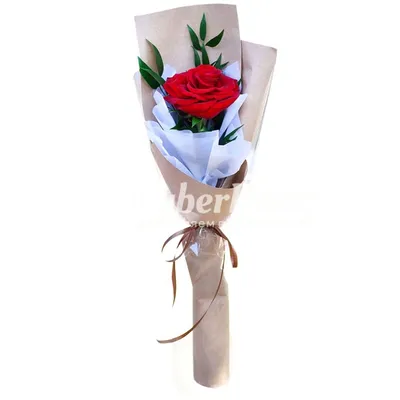 Букет из одной розы - уникальная композиция на ваш выбор