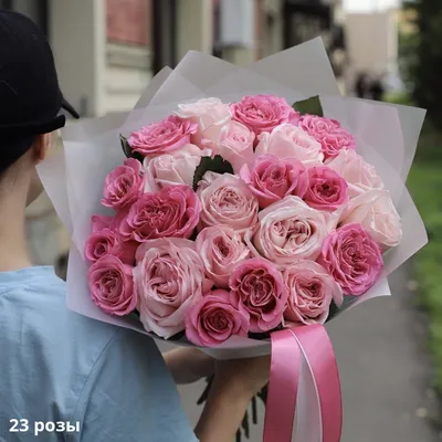 Букет из роз в различных цветовых гаммах - большой размер - png