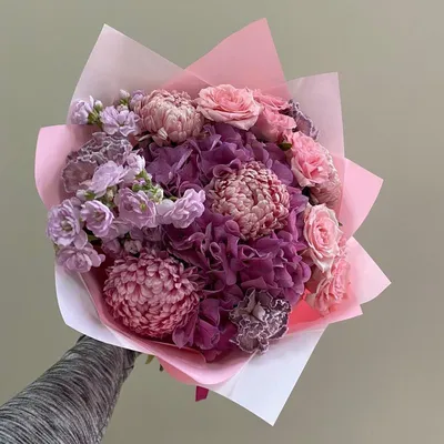 Магия цветов - фото букета из роз и астр