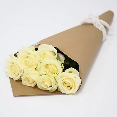 Прекрасная картинка букета из семи роз для вашей галереи