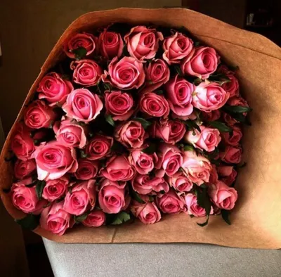Фото красивого букета роз - jpg
